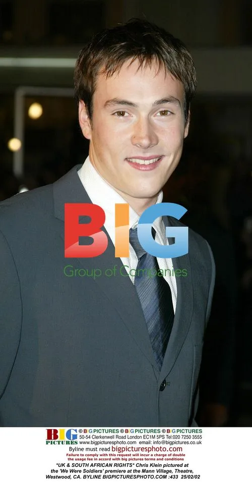 Chris Klein at 'We Were Soldiers' premiere
