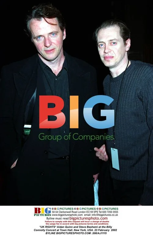 Aidan Quinn and Steve Beshemi at Billy Connolly Concert