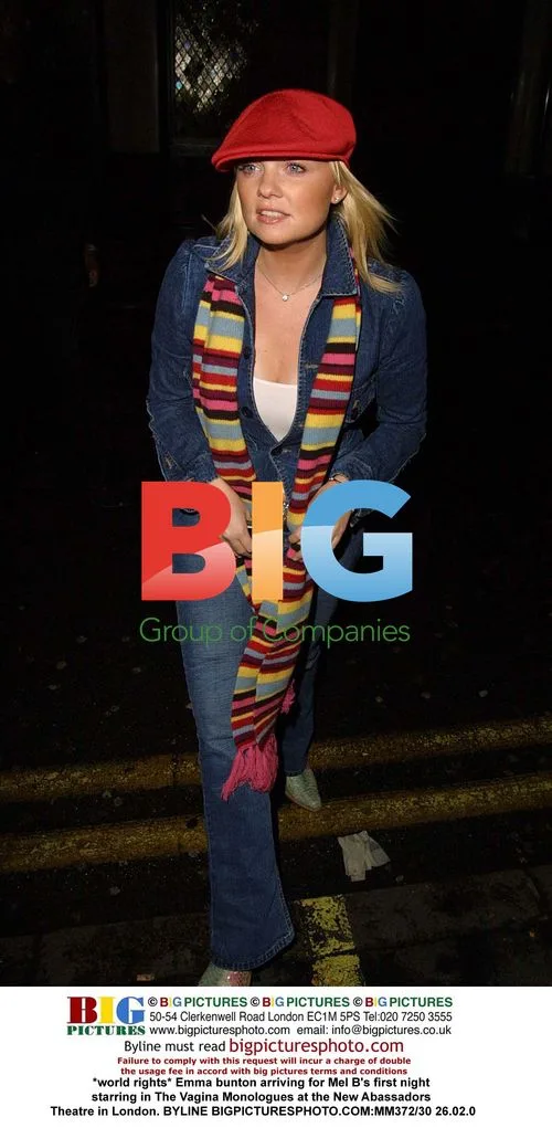 Emma Bunton Arriving for Mel B's 'Vagina Monologues' Show