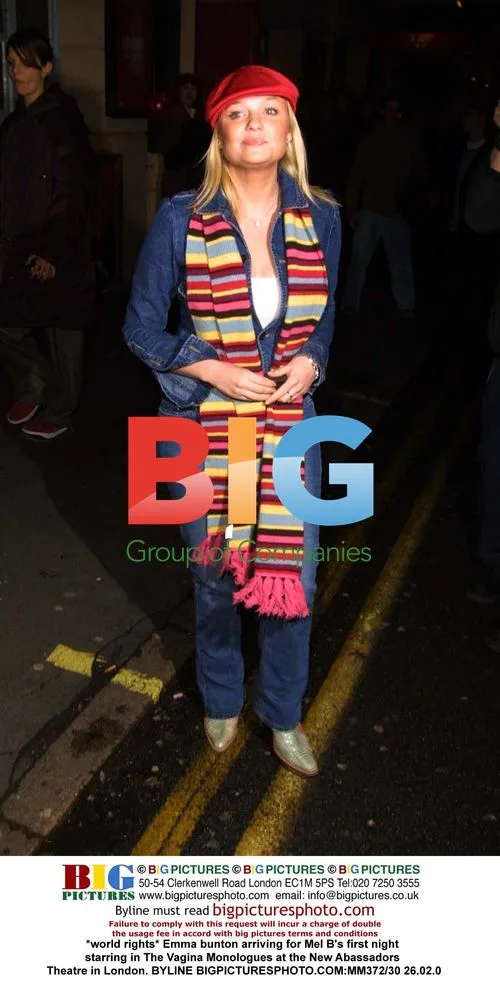 Emma Bunton at Mel B's Vagina Monologues show