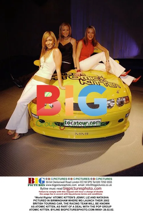 Atomic Kitten at MG 2002 British Touring Car Launch