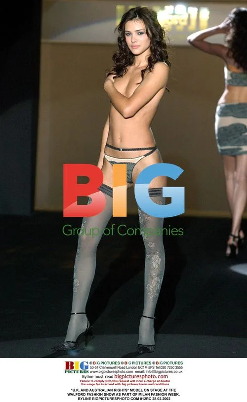 Model on Stage at Walford Fashion Show