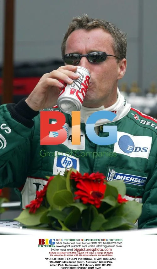 Eddie Irvine at Australian Grand Prix 2002