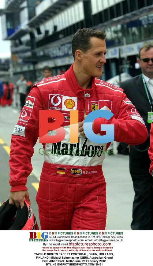 Michael Schumacher at Australian Grand Prix 2002