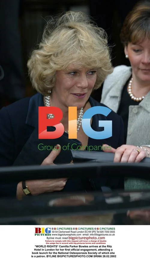 Camilla Parker Bowles at Ritz Hotel in London