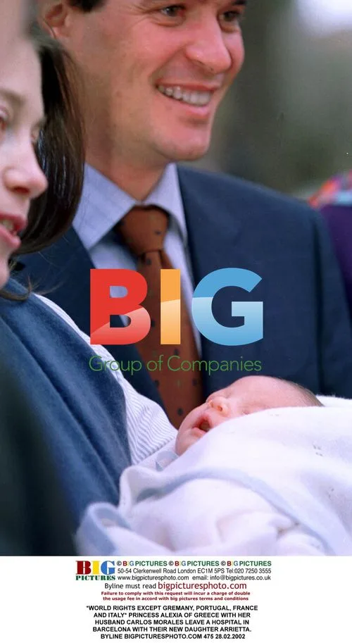 Princess Alexia and Family Leave Hospital