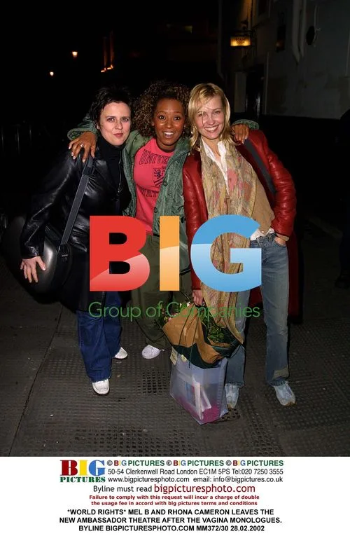 Mel B and Rhona Cameron at The Vagina Monologues