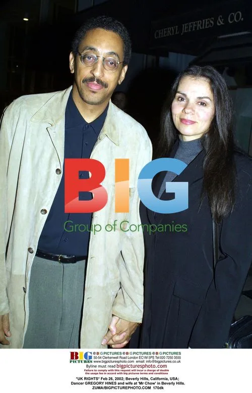 Gregory Hines and wife at Mr Chow in Beverly Hills