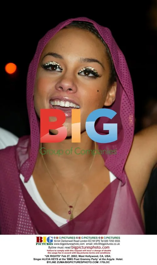 ALICIA KEYS at BMG Post Grammy Party