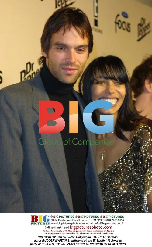 Rudolf Martin & Girlfriend at E! Awards Party