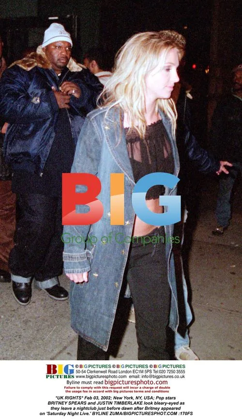 Britney Spears and Justin Timberlake Leave Nightclub