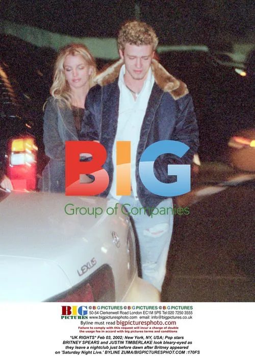 Britney Spears and Justin Timberlake leave NYC nightclub