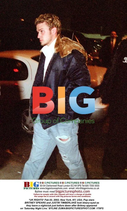 Britney Spears and Justin Timberlake Leave Nightclub