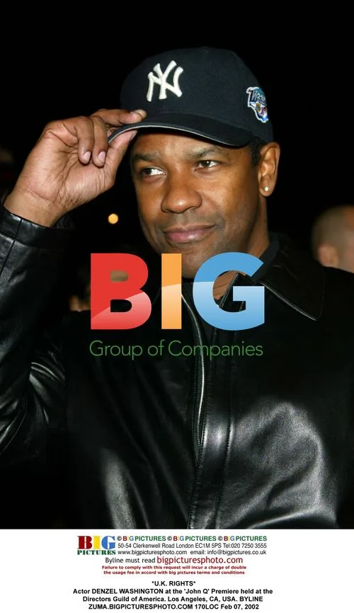 Denzel Washington at 'John Q' Premiere
