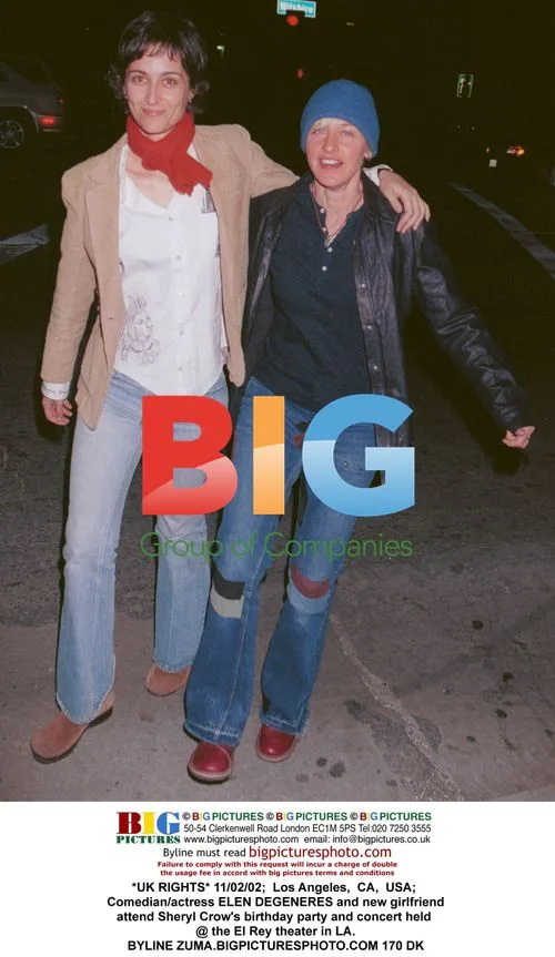 Elen Degeneres at Sheryl Crow's Birthday Party