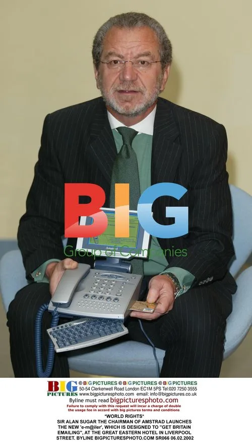 SIR ALAN SUGAR Launches Amstrad's e-m@iler