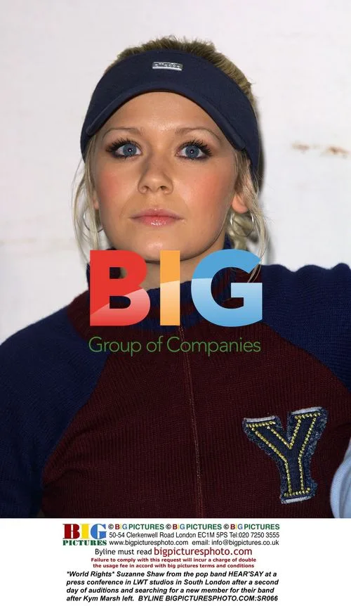 Suzanne Shaw from HEAR'SAY at press conference