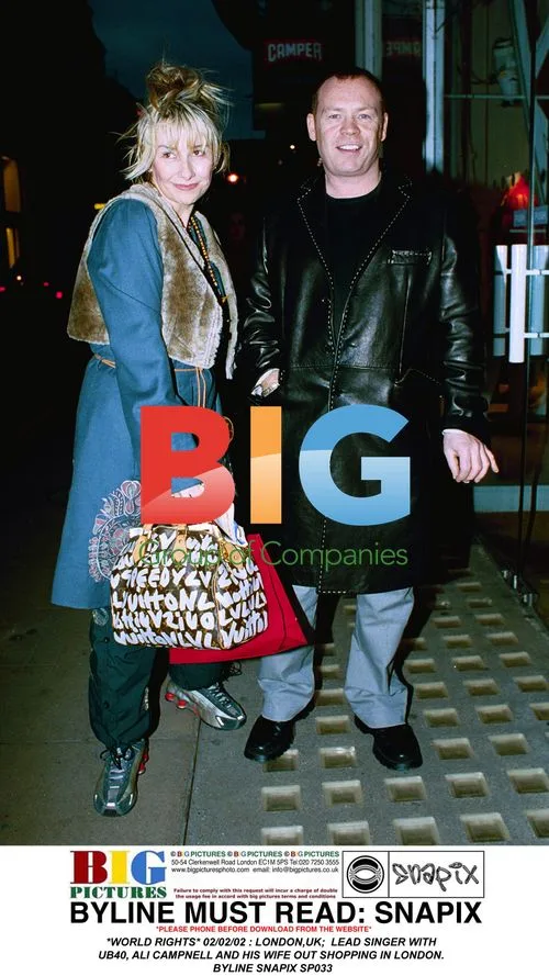 Ali Campbell of UB40 Spotted Shopping in London