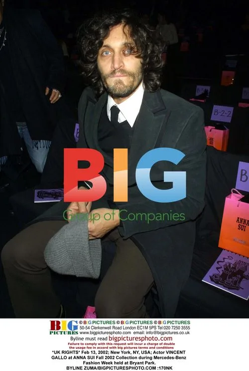 VINCENT GALLO at ANNA SUI Fall 2002 show