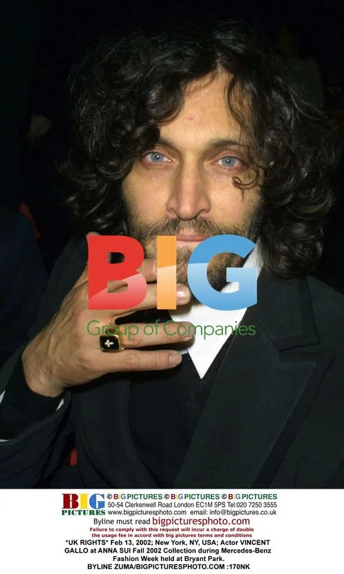 Vincent Gallo at ANNA SUI Fall 2002 Fashion Show