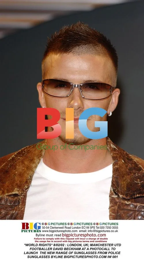 David Beckham at Police Sunglasses Launch