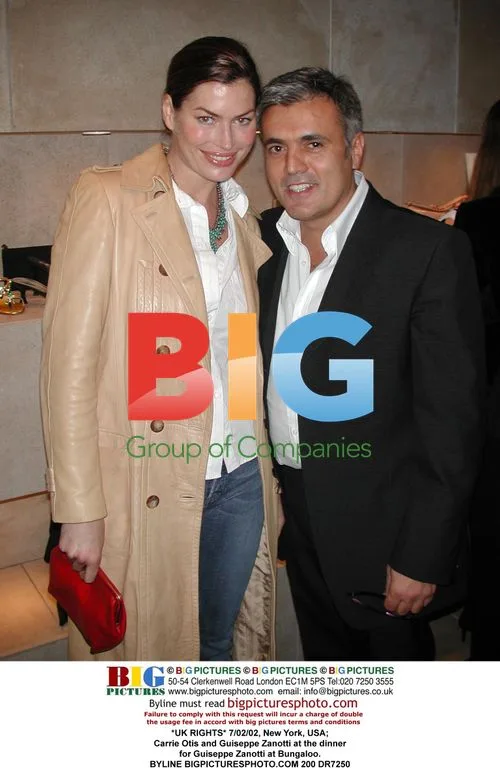 Carrie Otis and Guiseppe Zanotti at Dinner