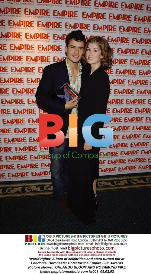 Celebrities at Empire Film Awards in London