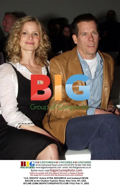 Kyra Sedgwick and Kevin Bacon at Chaiken Fashion Show