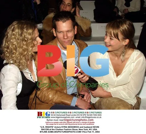 Kyra Sedgwick and Kevin Bacon at Chaiken Fashion Show