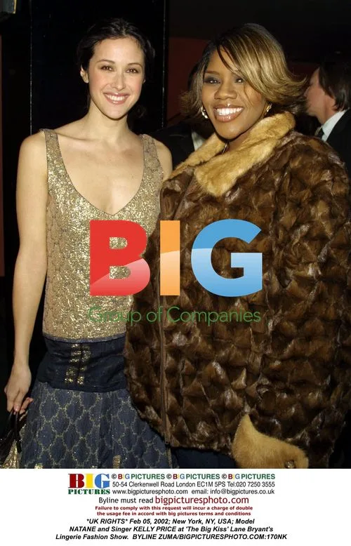 Natane and Kelly Price at The Big Kiss Lingerie Fashion Show