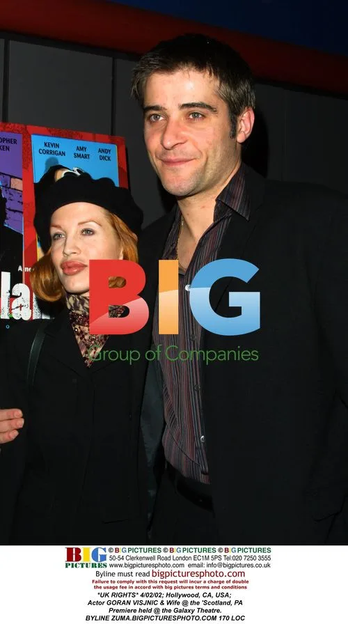 Goran Visjnic & Wife @ 'Scotland, PA' Premiere