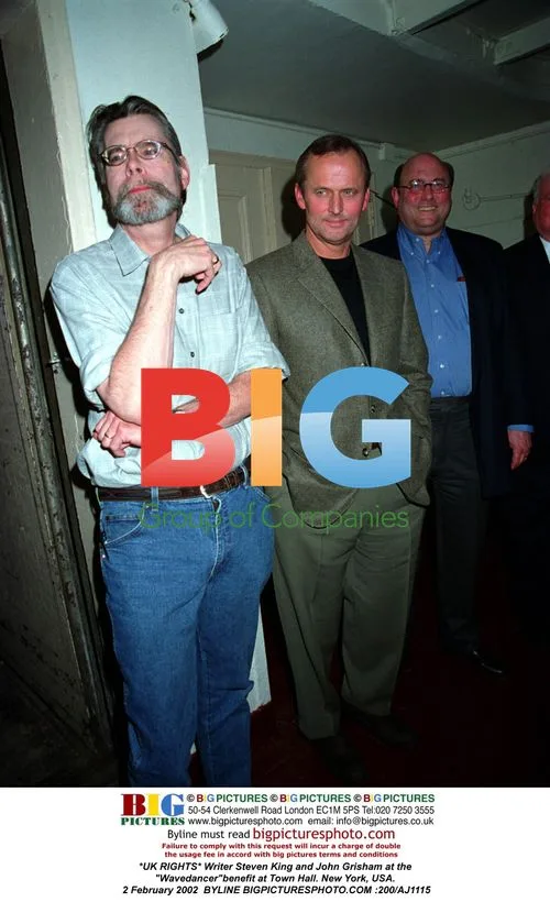 Steven King and John Grisham at Wavedancer Benefit