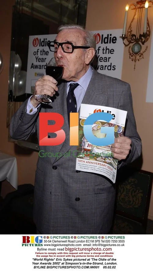 Eric Sykes at 'The Oldie of the Year Awards 2002'