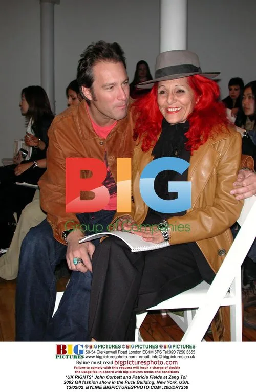 John Corbett and Patricia Fields at Zang Toi 2002 show