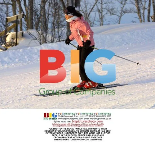 Royal Family Skiing in Storlien, Sweden