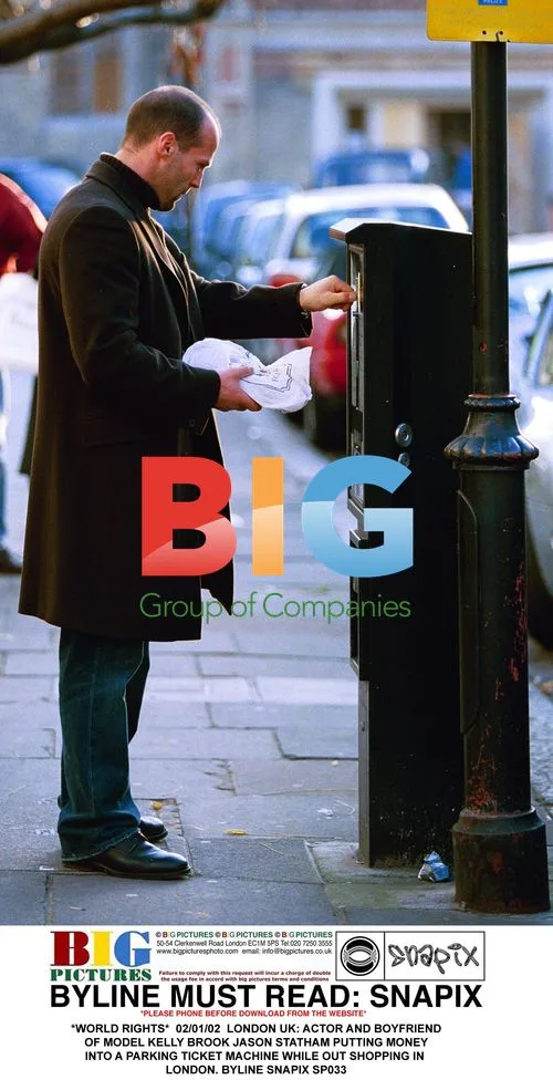 Jason Statham Paying for Parking in London