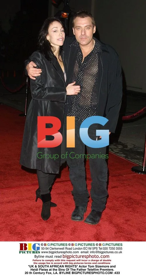 Tom Sizemore and Heidi Fleiss at Sins Of The Father Premiere