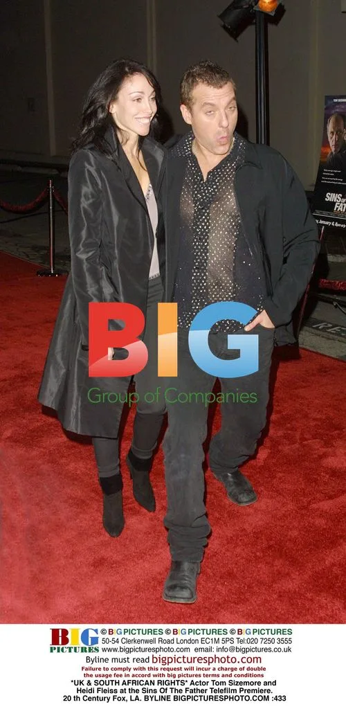 Tom Sizemore and Heidi Fleiss at Sins Of The Father Premiere