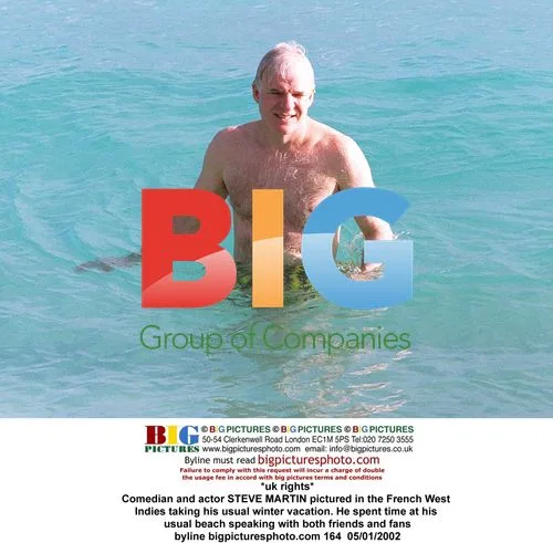 Steve Martin Enjoys Winter Vacation in West Indies