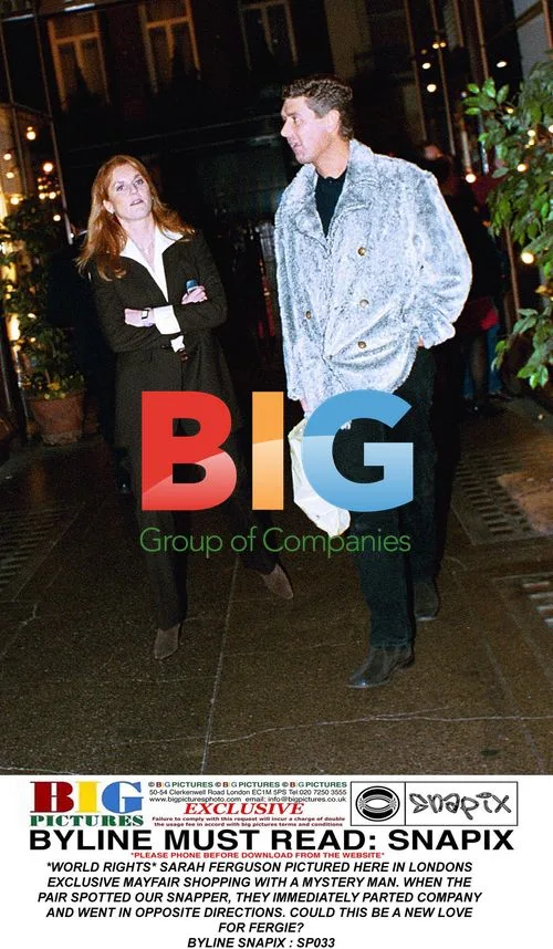 Sarah Ferguson Spotted Shopping with Mystery Man