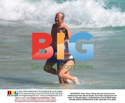 Chevy Chase enjoys a family break in St Barthelemy