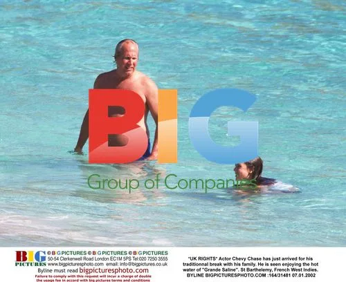 Chevy Chase takes a family break in St Barthelemy