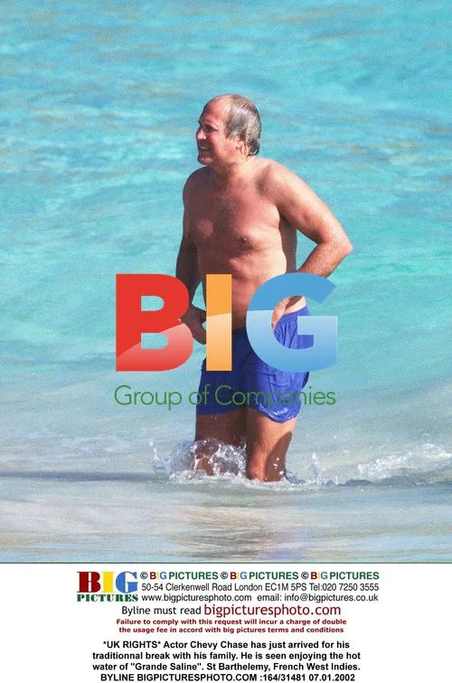 Chevy Chase enjoys hot water in St Barthelemy