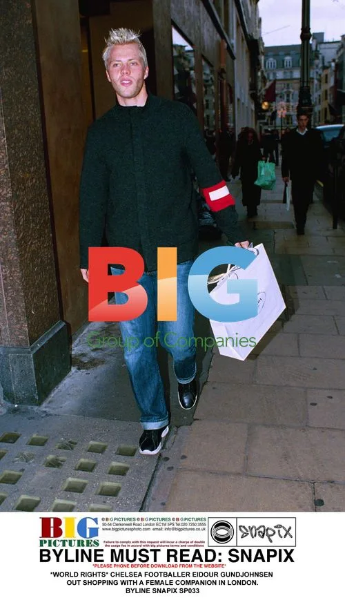 Eidour Gundjohnsen out shopping in London