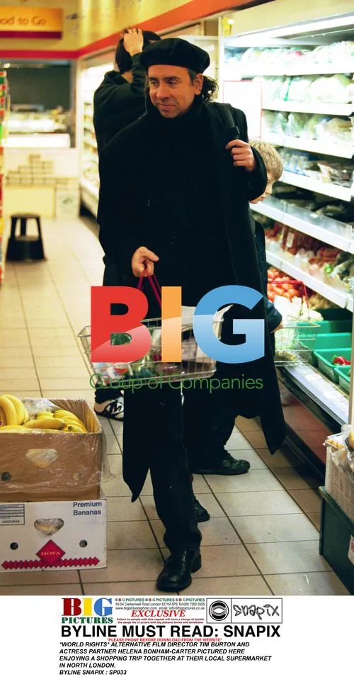 Tim Burton and Helena Bonham-Carter Shopping