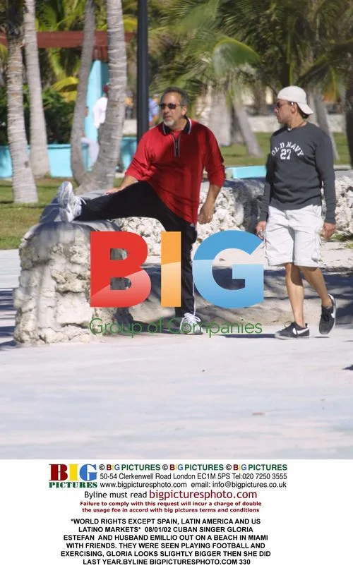 Gloria Estefan and Emillio Estefan at Miami Beach