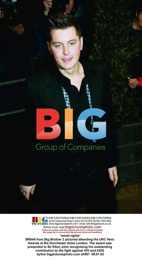Brian from Big Brother 2 at UKC Hero Awards