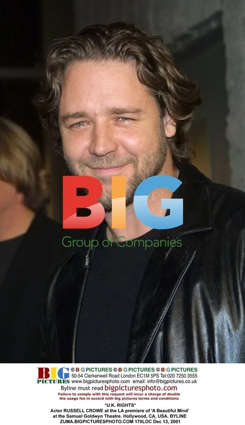 Russell Crowe at 'A Beautiful Mind' LA Premiere