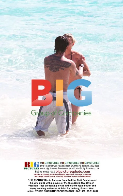 Kiedis Anthony and Friends Vacation in Saint Barthelemy