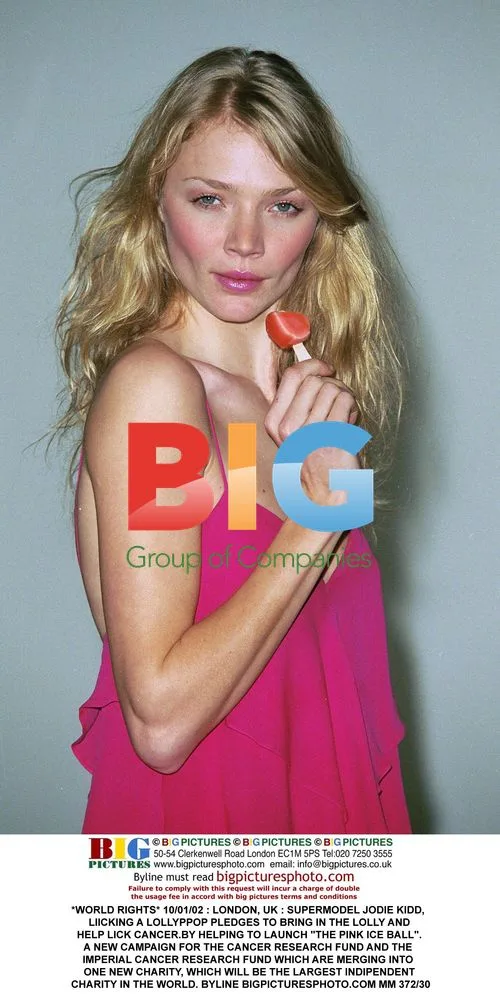 Jodie Kidd Pledges to Help Lick Cancer